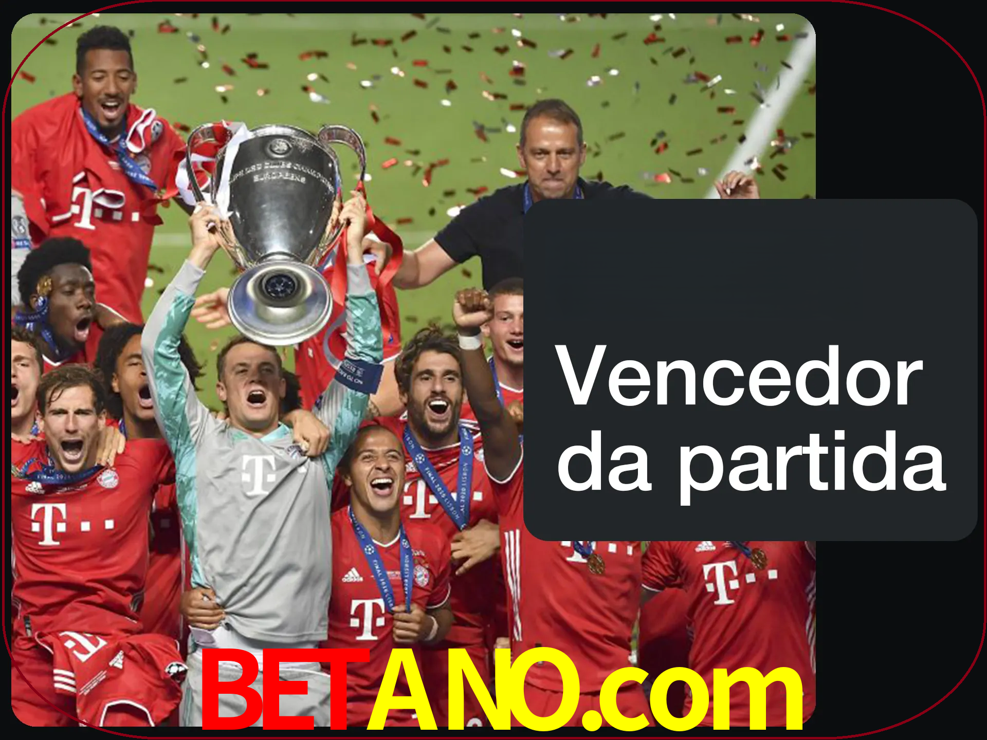 Aposte no vencedor e ganhe uma grande quantia de dinheiro.