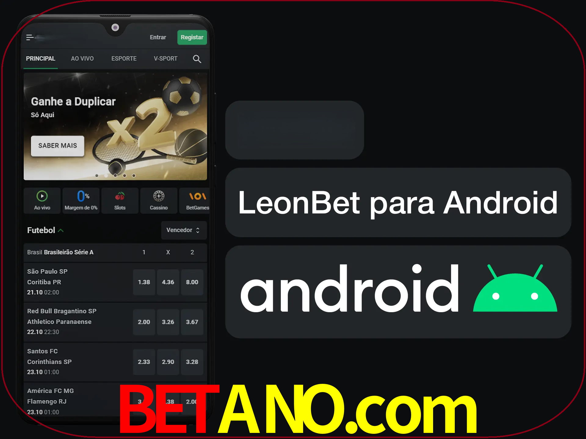 Adquira sua versão poket de LeonBet.